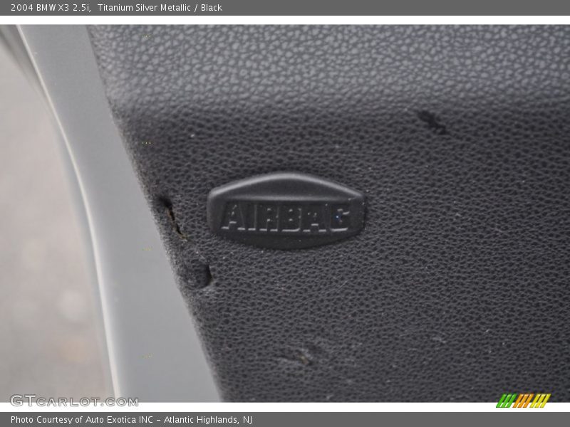 Titanium Silver Metallic / Black 2004 BMW X3 2.5i