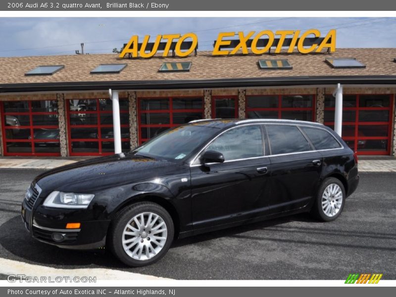 Brilliant Black / Ebony 2006 Audi A6 3.2 quattro Avant