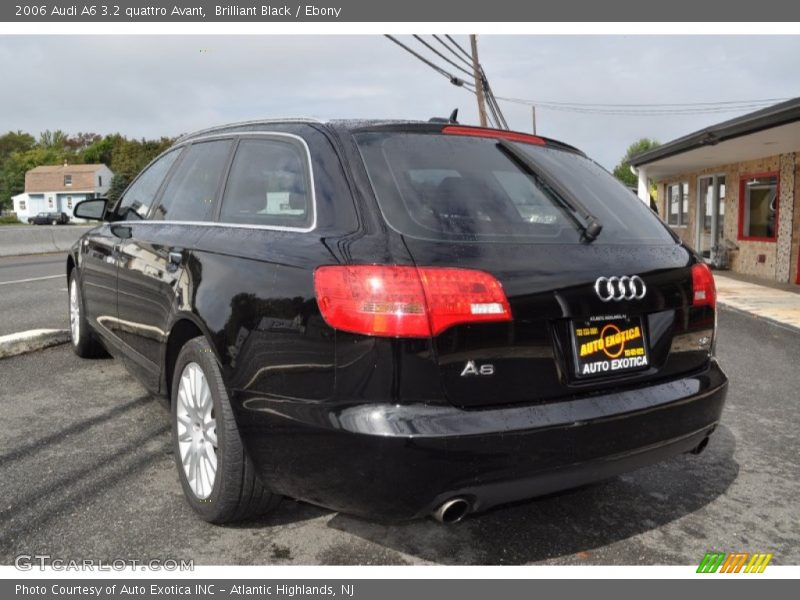 Brilliant Black / Ebony 2006 Audi A6 3.2 quattro Avant
