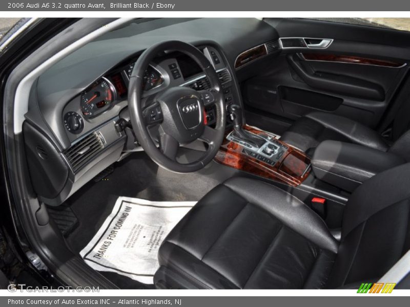 2006 A6 3.2 quattro Avant Ebony Interior