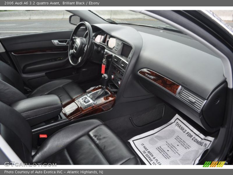 Brilliant Black / Ebony 2006 Audi A6 3.2 quattro Avant