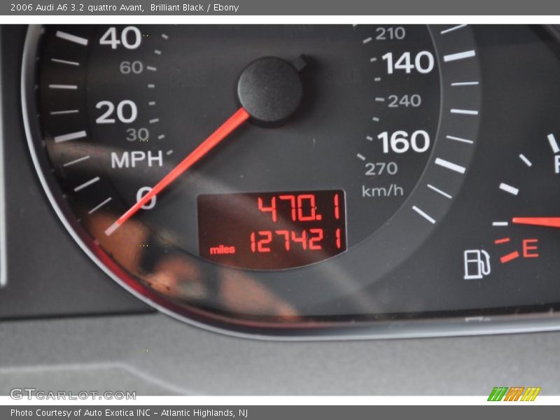 Brilliant Black / Ebony 2006 Audi A6 3.2 quattro Avant