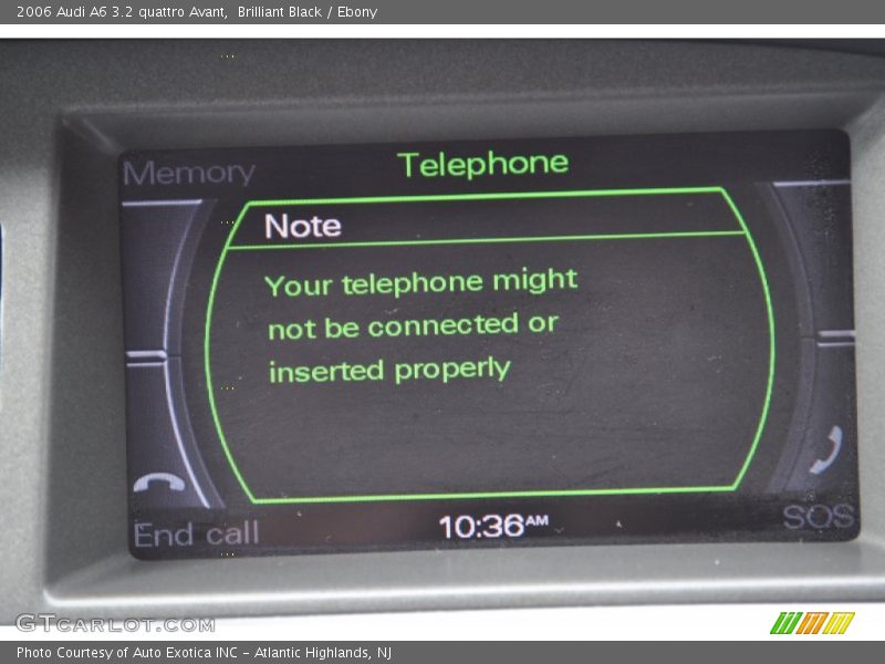 Brilliant Black / Ebony 2006 Audi A6 3.2 quattro Avant