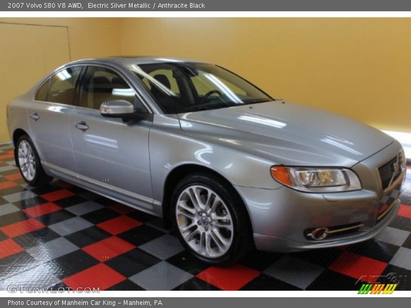 Electric Silver Metallic / Anthracite Black 2007 Volvo S80 V8 AWD