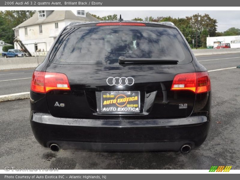 Brilliant Black / Ebony 2006 Audi A6 3.2 quattro Avant