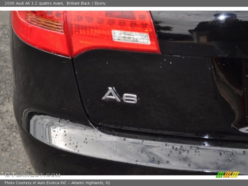 Brilliant Black / Ebony 2006 Audi A6 3.2 quattro Avant