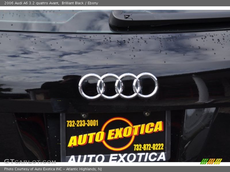 Brilliant Black / Ebony 2006 Audi A6 3.2 quattro Avant