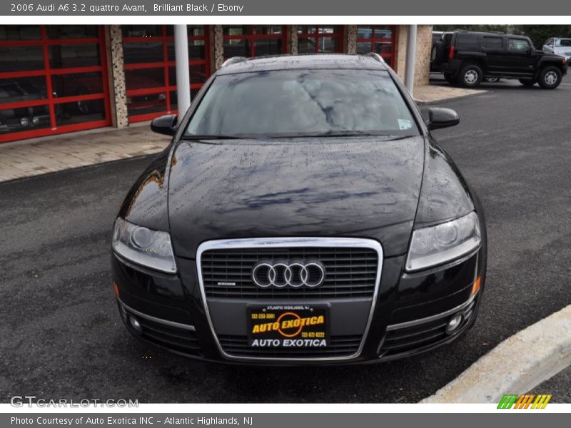 Brilliant Black / Ebony 2006 Audi A6 3.2 quattro Avant