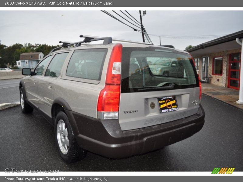 Ash Gold Metallic / Beige/Light Sand 2003 Volvo XC70 AWD