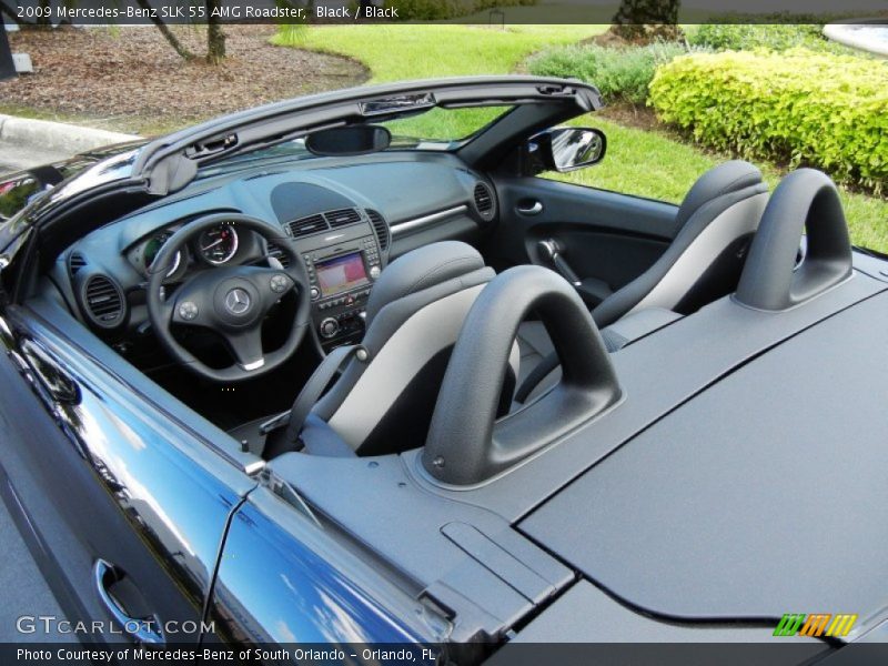  2009 SLK 55 AMG Roadster Black Interior