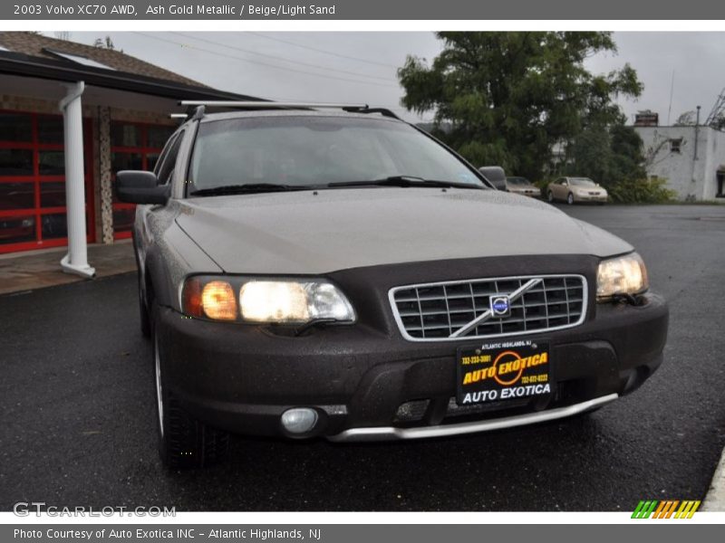 Ash Gold Metallic / Beige/Light Sand 2003 Volvo XC70 AWD