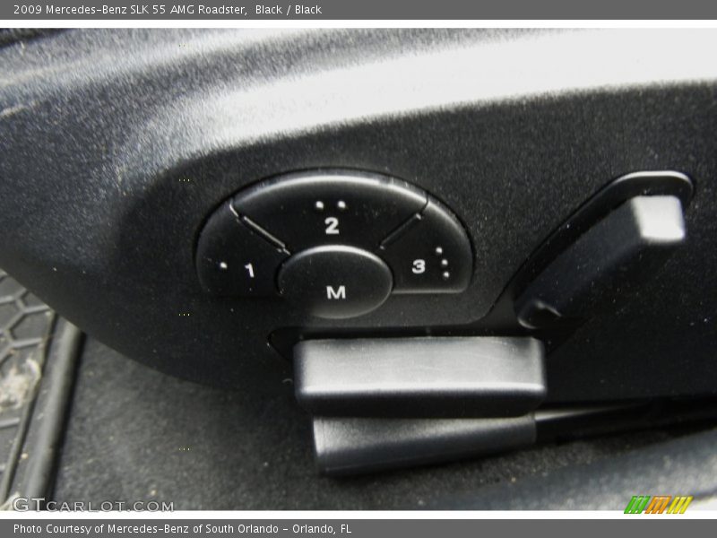 Black / Black 2009 Mercedes-Benz SLK 55 AMG Roadster