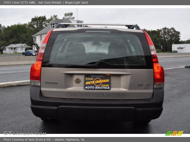 Ash Gold Metallic / Beige/Light Sand 2003 Volvo XC70 AWD