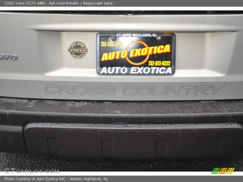Ash Gold Metallic / Beige/Light Sand 2003 Volvo XC70 AWD
