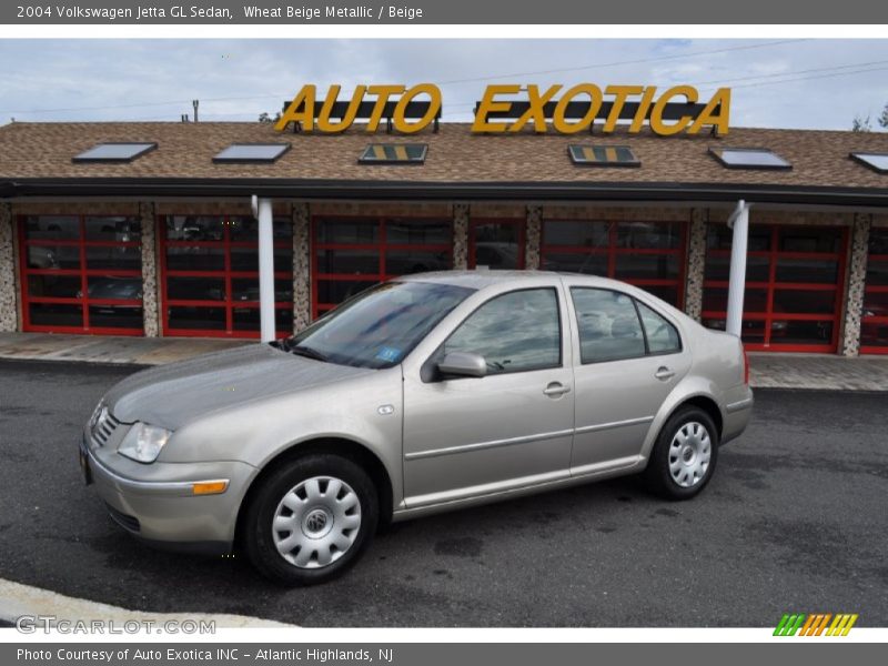 Wheat Beige Metallic / Beige 2004 Volkswagen Jetta GL Sedan