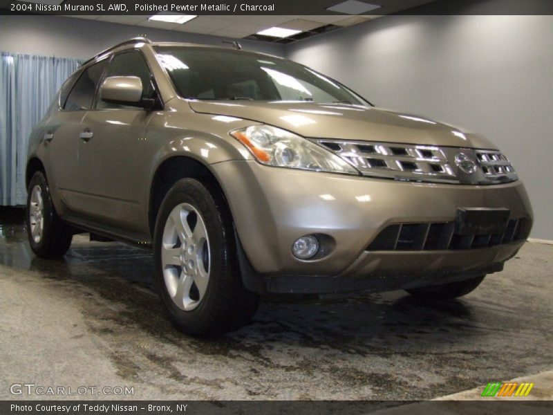 Polished Pewter Metallic / Charcoal 2004 Nissan Murano SL AWD