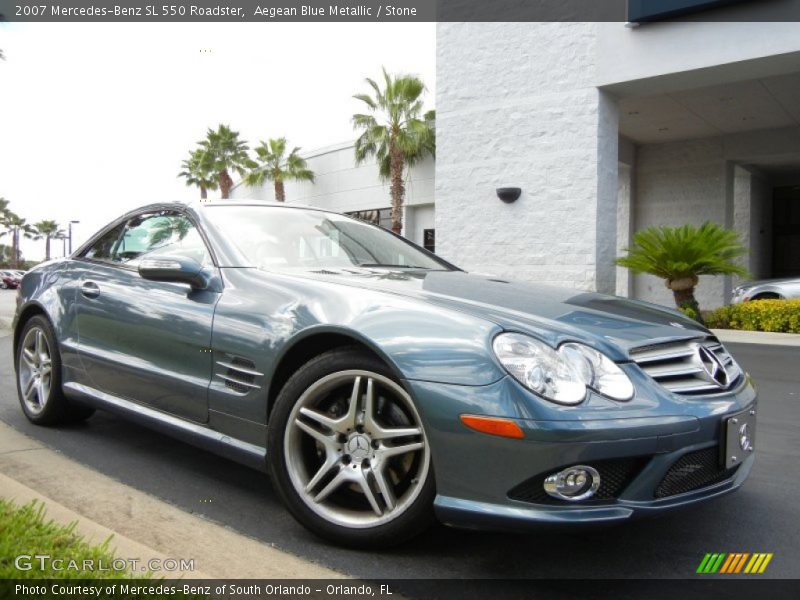 Front 3/4 View of 2007 SL 550 Roadster