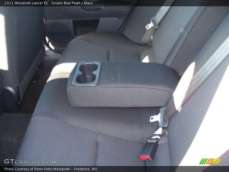 Octane Blue Pearl / Black 2011 Mitsubishi Lancer ES