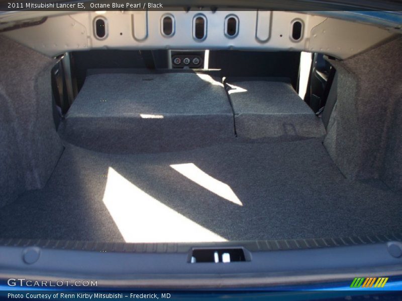 Octane Blue Pearl / Black 2011 Mitsubishi Lancer ES