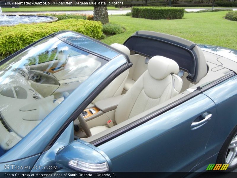  2007 SL 550 Roadster Stone Interior