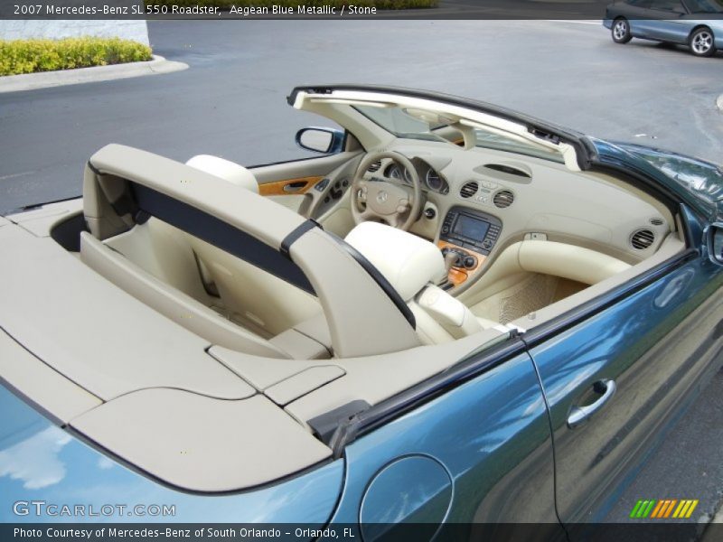  2007 SL 550 Roadster Stone Interior