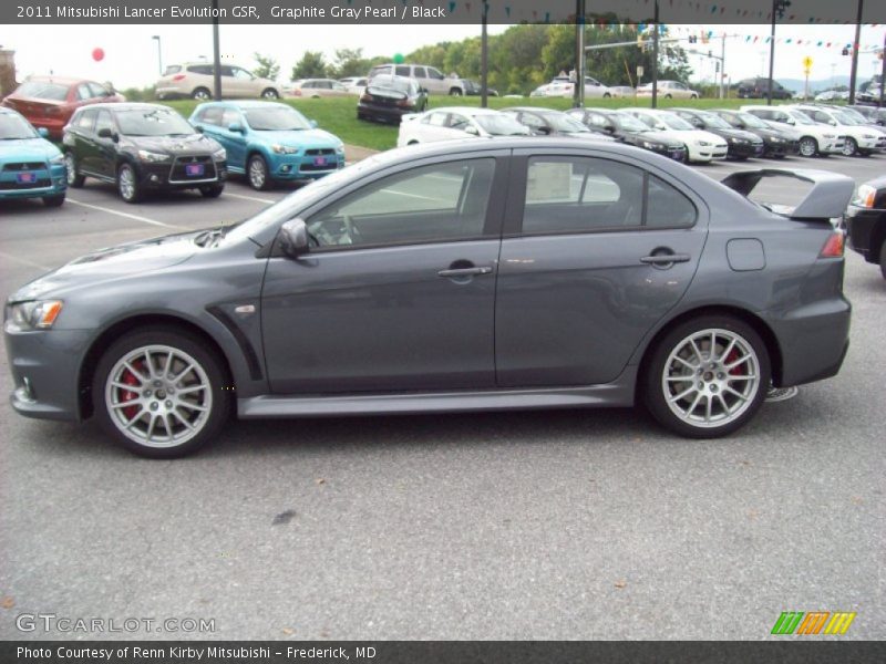  2011 Lancer Evolution GSR Graphite Gray Pearl