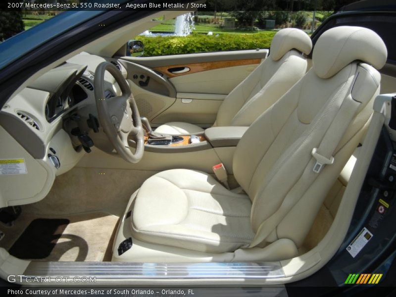  2007 SL 550 Roadster Stone Interior