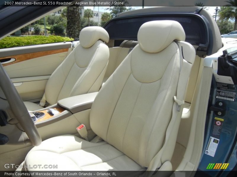 2007 SL 550 Roadster Stone Interior