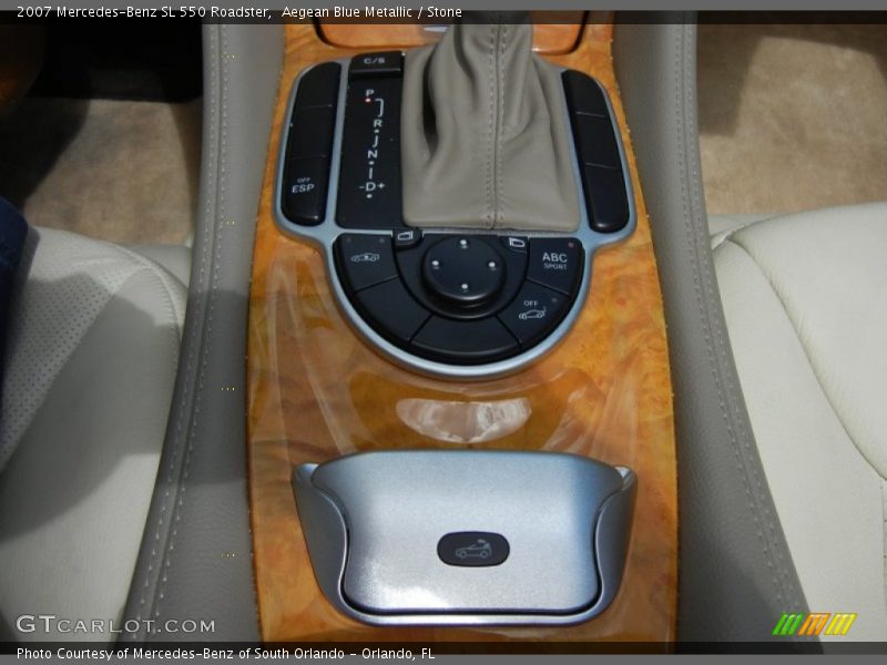 Controls of 2007 SL 550 Roadster