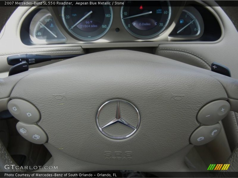 Controls of 2007 SL 550 Roadster