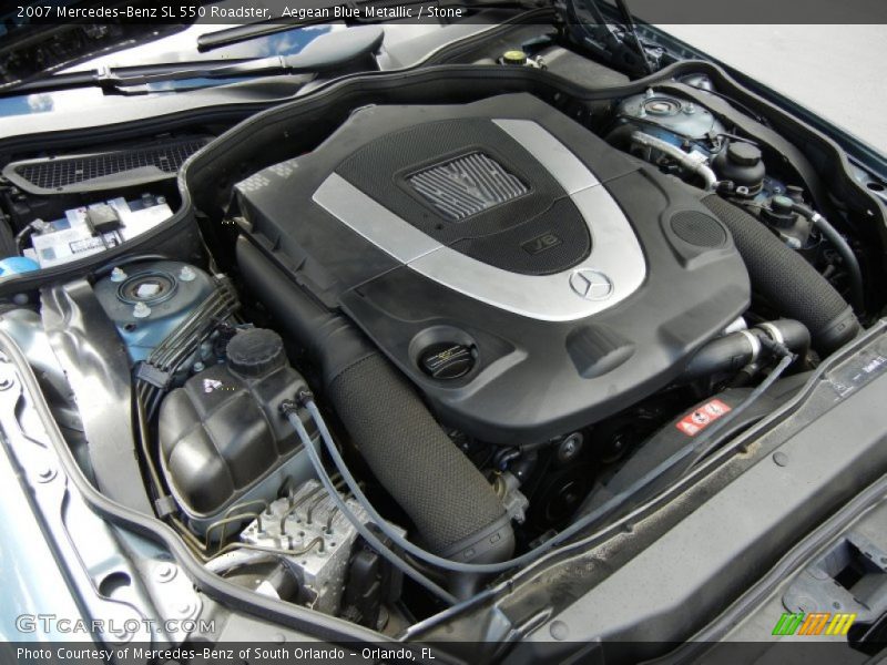  2007 SL 550 Roadster Engine - 5.5 Liter DOHC 32-Valve V8