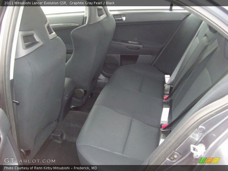  2011 Lancer Evolution GSR Black Interior