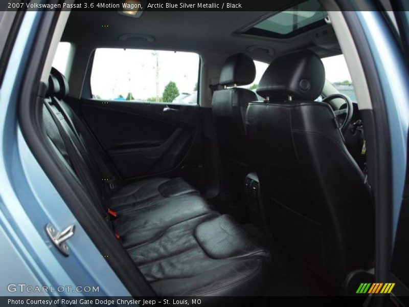Arctic Blue Silver Metallic / Black 2007 Volkswagen Passat 3.6 4Motion Wagon