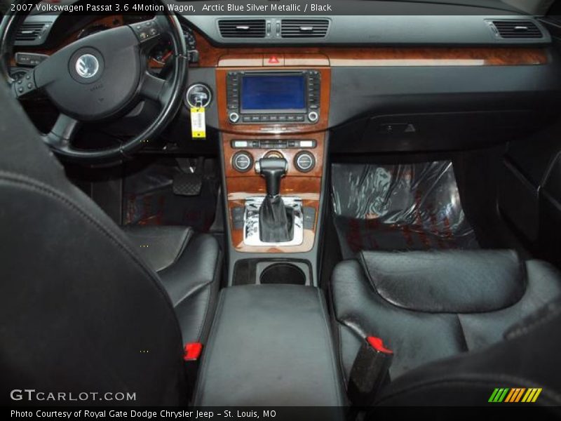 Arctic Blue Silver Metallic / Black 2007 Volkswagen Passat 3.6 4Motion Wagon