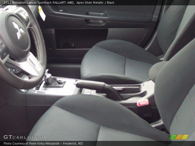  2011 Lancer Sportback RALLIART AWD Black Interior