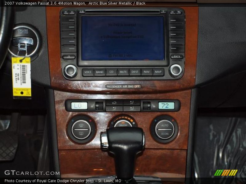Arctic Blue Silver Metallic / Black 2007 Volkswagen Passat 3.6 4Motion Wagon