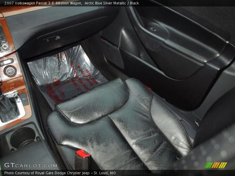 Arctic Blue Silver Metallic / Black 2007 Volkswagen Passat 3.6 4Motion Wagon