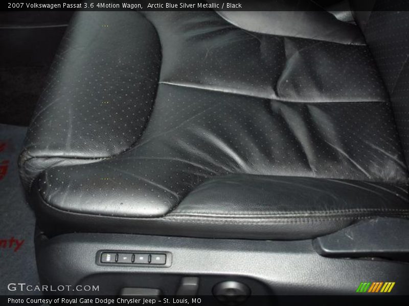 Arctic Blue Silver Metallic / Black 2007 Volkswagen Passat 3.6 4Motion Wagon