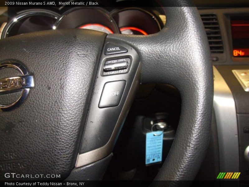 Merlot Metallic / Black 2009 Nissan Murano S AWD