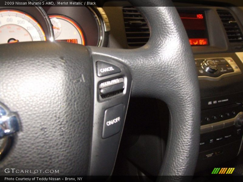 Merlot Metallic / Black 2009 Nissan Murano S AWD