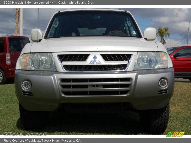 Glacier White Pearl / Gray 2003 Mitsubishi Montero Limited 4x4