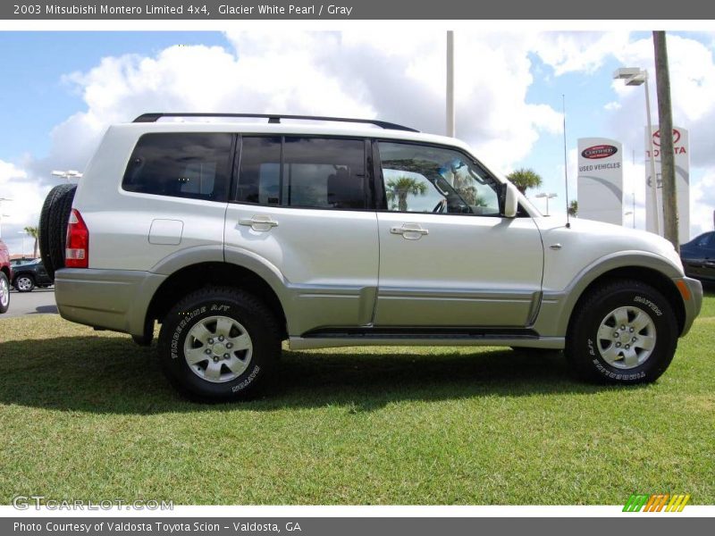 Glacier White Pearl / Gray 2003 Mitsubishi Montero Limited 4x4