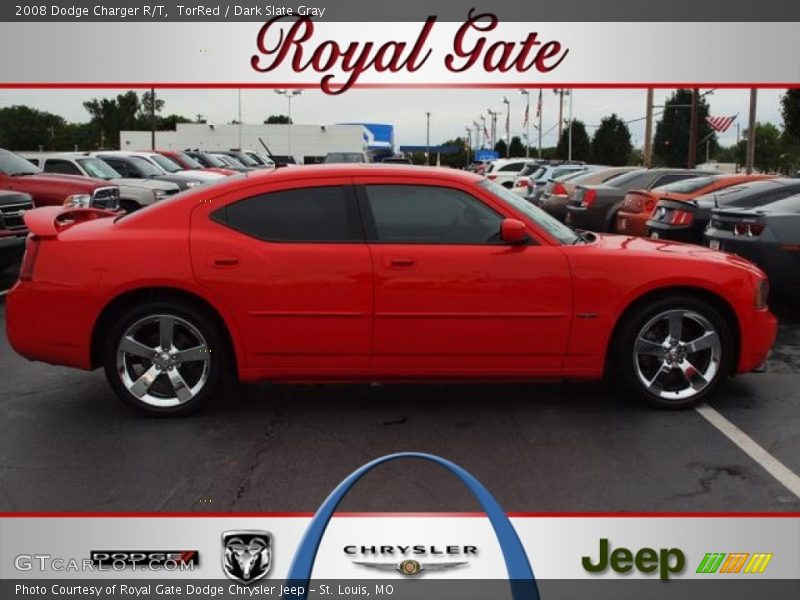 TorRed / Dark Slate Gray 2008 Dodge Charger R/T