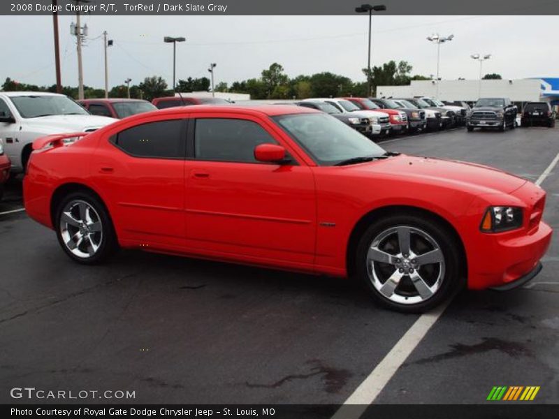 TorRed / Dark Slate Gray 2008 Dodge Charger R/T
