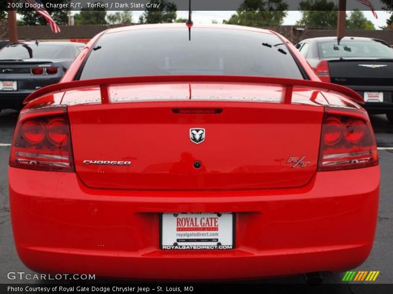TorRed / Dark Slate Gray 2008 Dodge Charger R/T