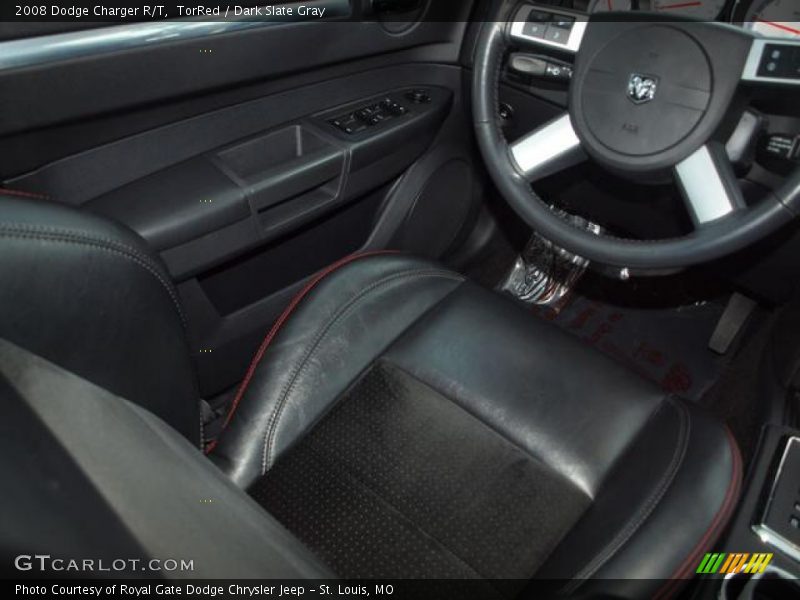 TorRed / Dark Slate Gray 2008 Dodge Charger R/T