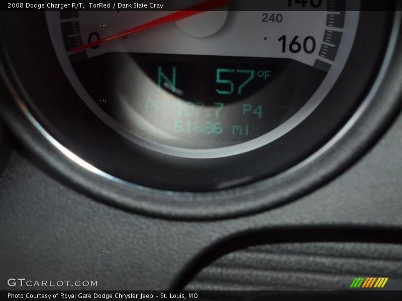 TorRed / Dark Slate Gray 2008 Dodge Charger R/T
