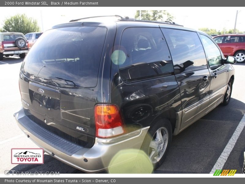 Black / Medium Parchment 2000 Ford Windstar SEL