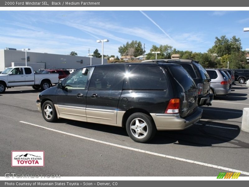 Black / Medium Parchment 2000 Ford Windstar SEL