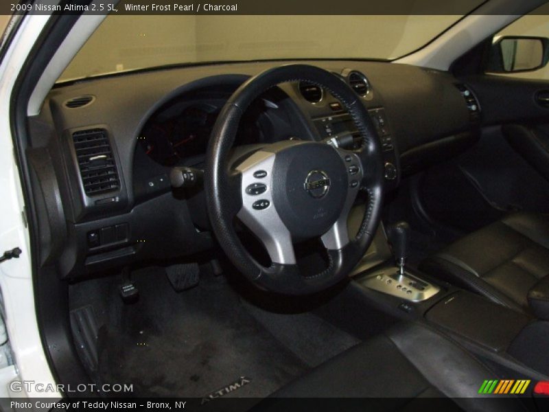 Winter Frost Pearl / Charcoal 2009 Nissan Altima 2.5 SL